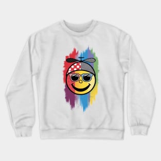 smile face Crewneck Sweatshirt